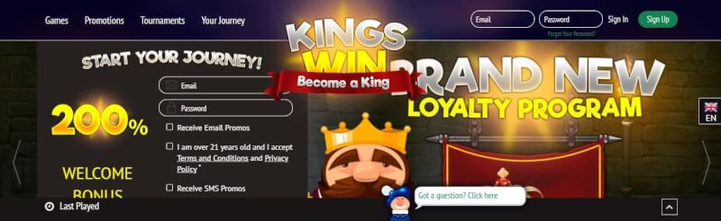 kingswin homepage offers gambling games, โบนัสเงินฝากครั้งแรกและแคมเปญสำหรับผู้เล่นใหม่-โลโก้