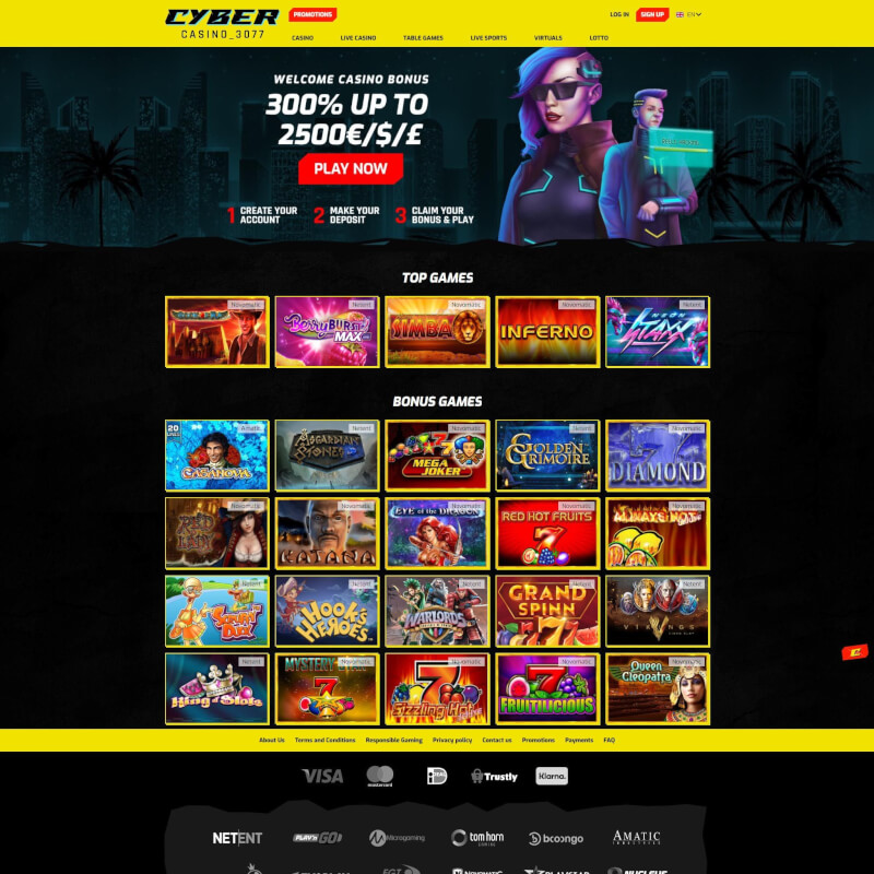 CyberCasino 3077 ภาพหน้าจอ 1