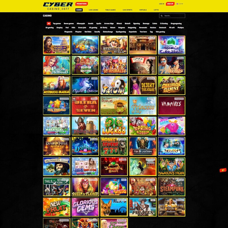 CyberCasino 3077 ภาพหน้าจอ 2