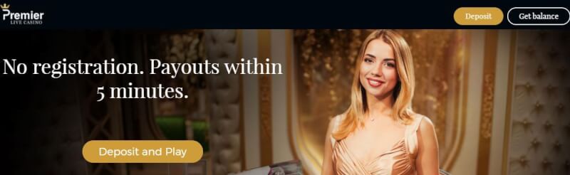 premier real time casino  spend letter play casino homepage offers gambling games, very first deposit extra and offers for new players-logo