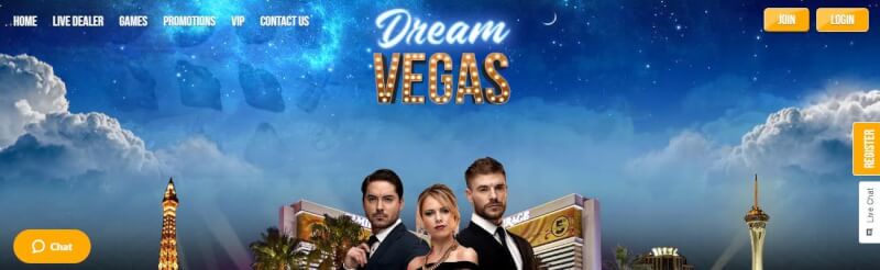 dream vegas homepage offers casino games, โบนัสเงินฝากครั้งแรกและข้อเสนอสำหรับผู้เล่นใหม่-โลโก้