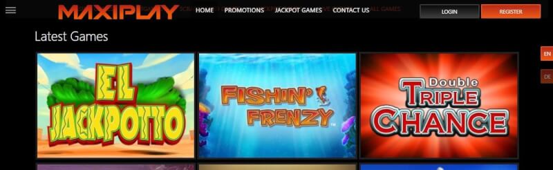 maxiplay website offers gambling games, first deposit bonus and offers for brand new players-logo