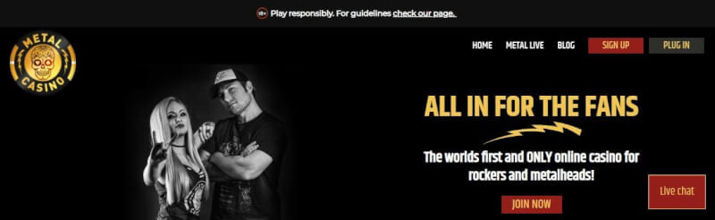 metal casino homepage provides gambling games, โบนัสเงินฝากครั้งแรกและข้อเสนอสำหรับผู้เล่นใหม่-โลโก้