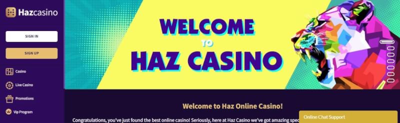 haz casino homepage offers casino games, โบนัสเงินฝากครั้งแรกและแคมเปญสำหรับผู้เล่นใหม่ - โลโก้