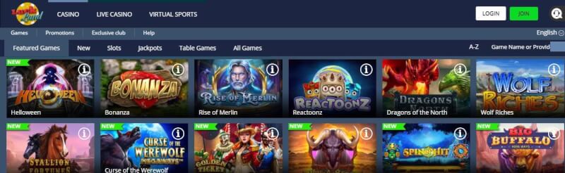 luckland casino website offers casino games, โบนัสเงินฝากครั้งแรกและแคมเปญสำหรับผู้เล่นใหม่-โลโก้
