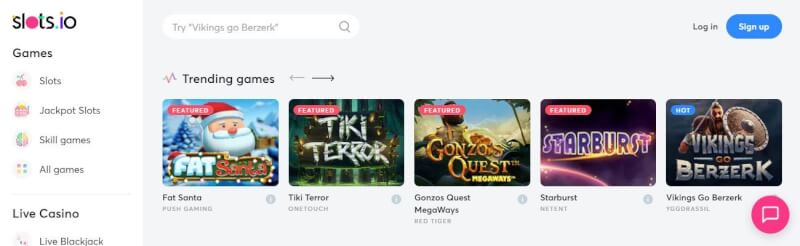 slots.io offers over 800 เกมส์คาสิโน, great incentives bundle, 24/7 help, limitless withdrawals no registration-logo