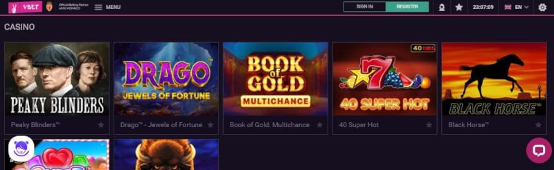 vbet website offers casino games, ฝากเงินครั้งแรกพิเศษและแคมเปญสำหรับผู้เล่นใหม่-โลโก้
