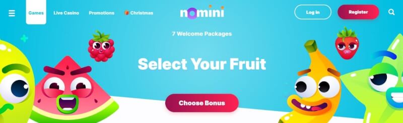 nomini casino website provides casino games, โบนัสเงินฝากครั้งแรกและข้อเสนอสำหรับผู้เล่นใหม่-โลโก้