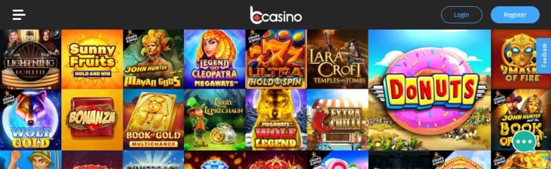 bcasino website offers casino games and offers for new players-logo
