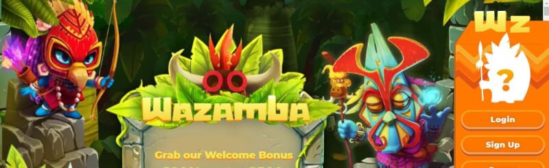 wazamba casino homepage offers casino games, ฝากเงินครั้งแรกพิเศษและแคมเปญสำหรับผู้เล่นใหม่-โลโก้