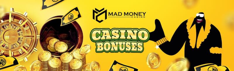 mad cash casino welcome extra package gives great deposit bonus and free spins-logo