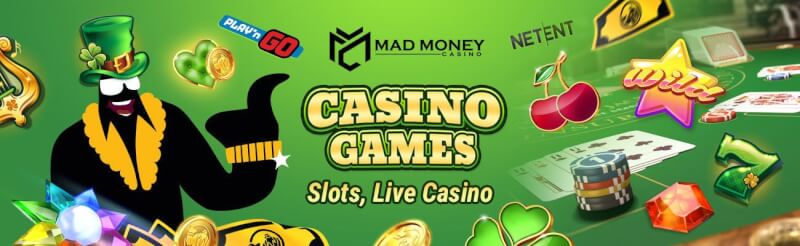 mad cash provides various gambling games like slot machines, กระบอง, roulette and live casino through the best providers like netent, perform n get and microgaming-logo