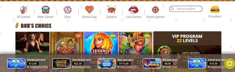 bob casino website offers gambling games, ฝากเงินครั้งแรกพิเศษและแคมเปญสำหรับผู้เล่นใหม่-โลโก้