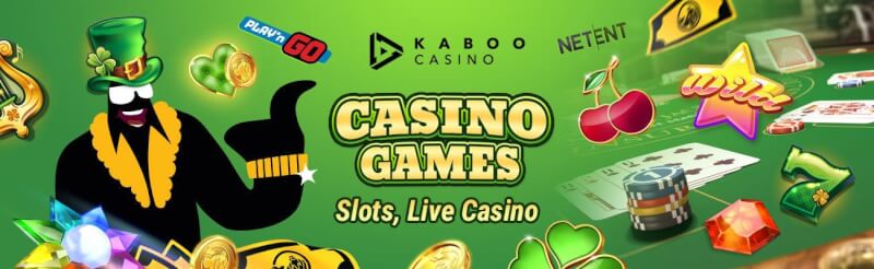 kaboo casino provides various gambling games like slots, เกมคาสิโนแบบเรียลไทม์อย่างแบล็คแจ็ค, บาคาร่าและรูเล็ต-โลโก้