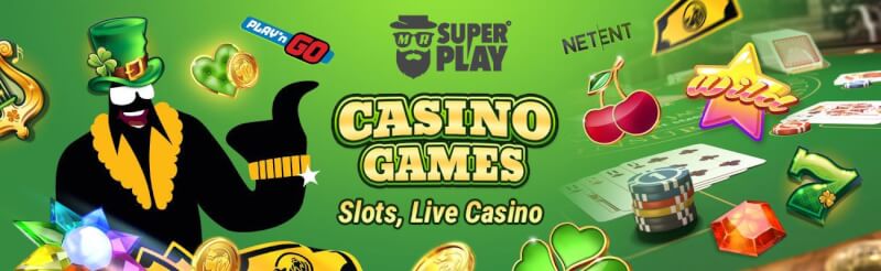 mr superplay provides different gambling games like slot machines, เกมคาสิโนแบบเรียลไทม์อย่างแบล็คแจ็ค, บาคาร่าและรูเล็ต-โลโก้